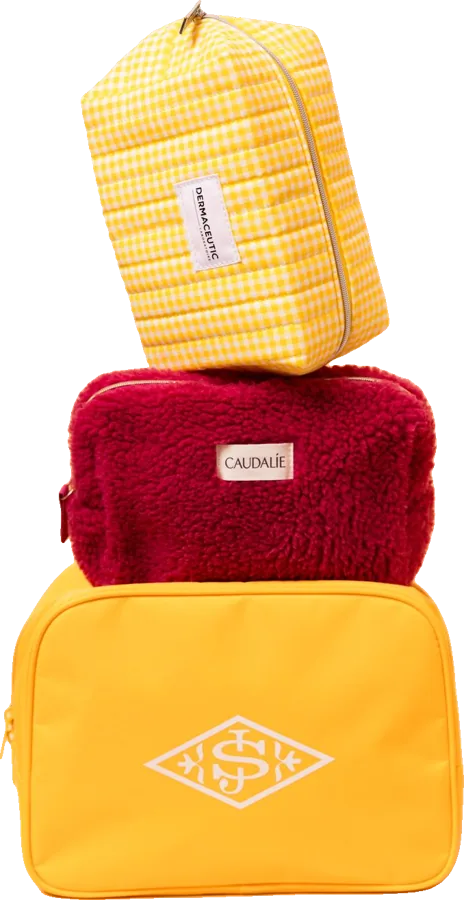 Custom GWP pouches stacked